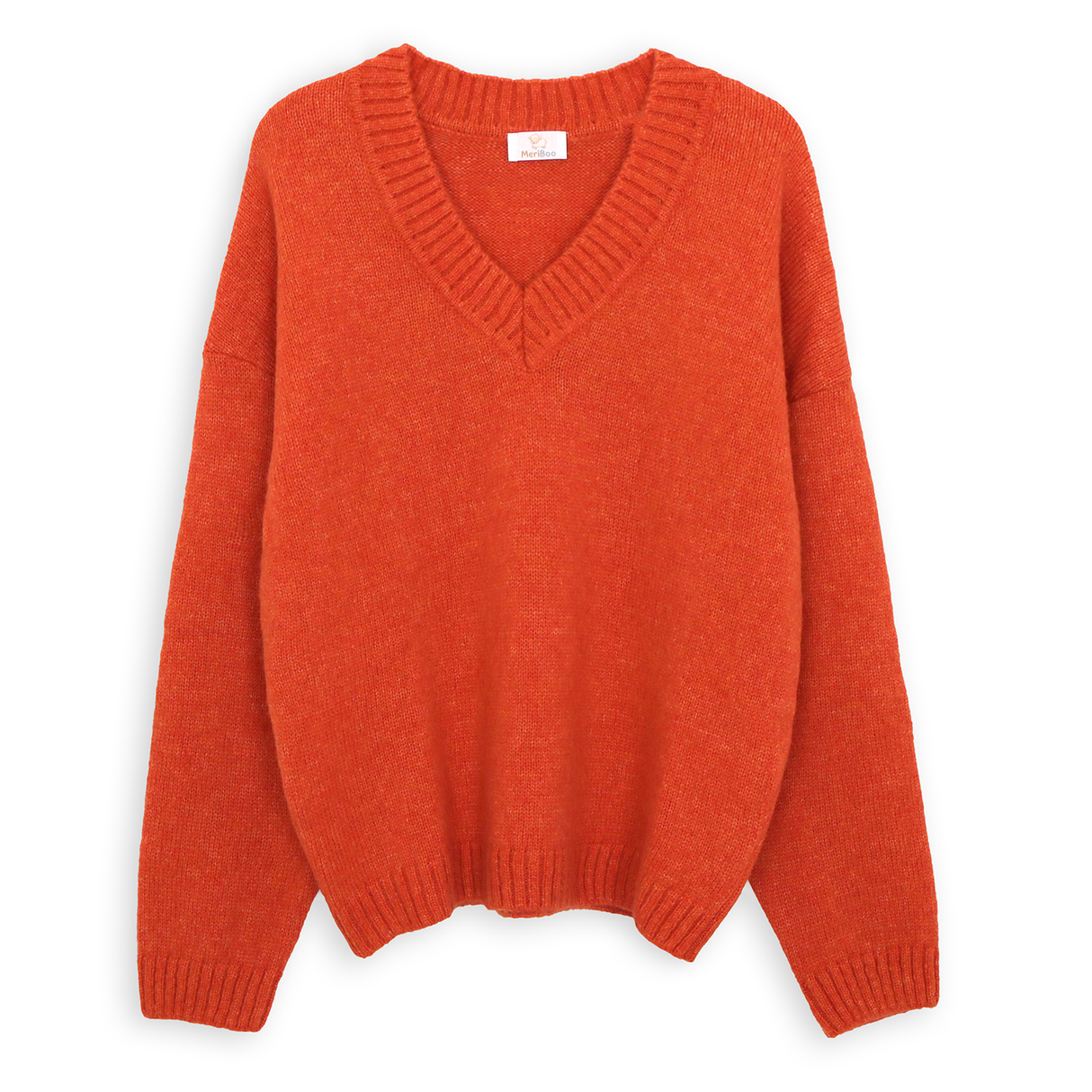 Дамски мек пуловер от 100% органична мериносова вълна