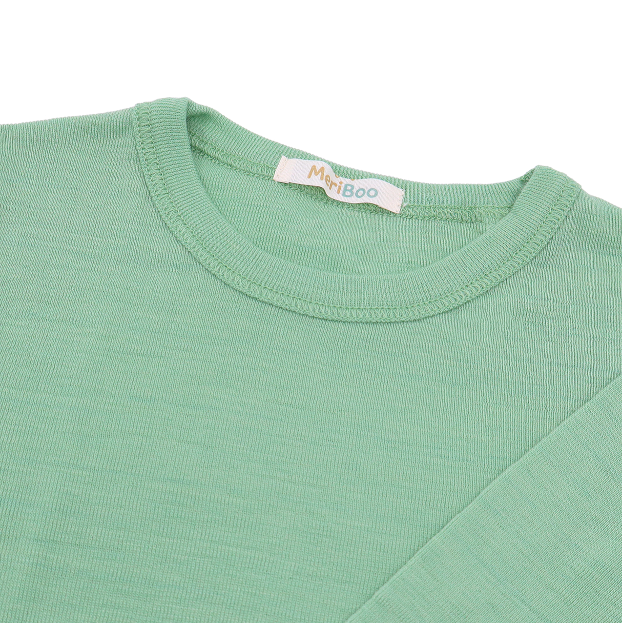 Блуза с дълъг ръкав от 100% органична мериносова вълна