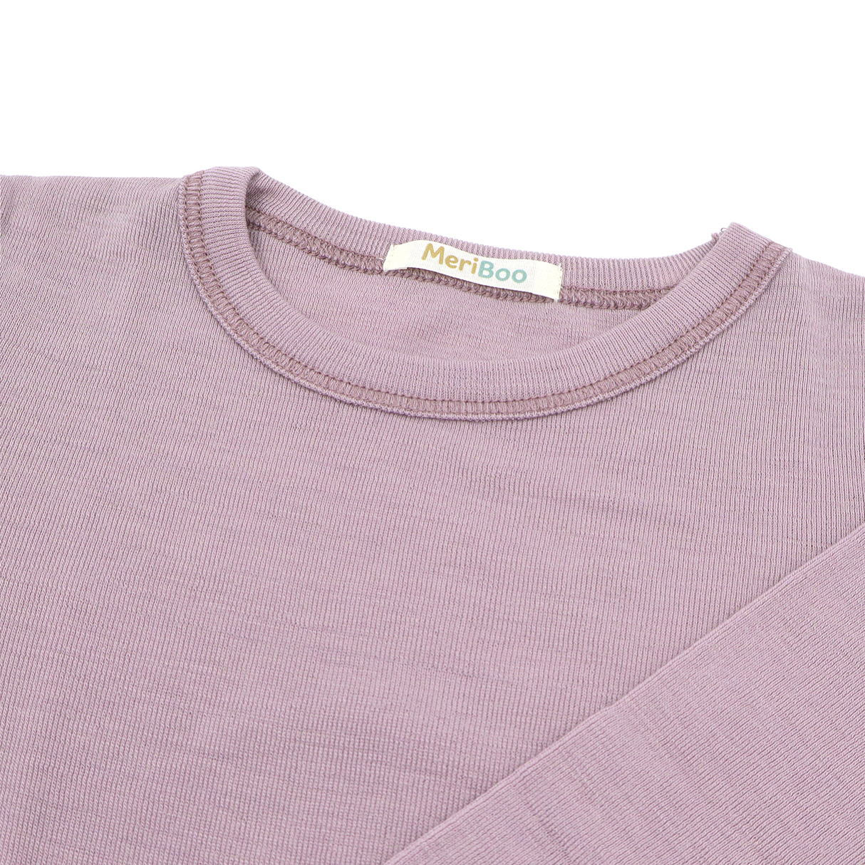 Блуза с дълъг ръкав от 100% органична мериносова вълна