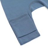 Гащеризон (ромпър) от 100% органична мериносова вълна с цип отстрани