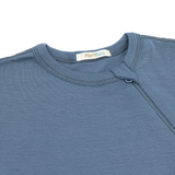 Гащеризон (ромпър) от 100% органична мериносова вълна с цип отстрани